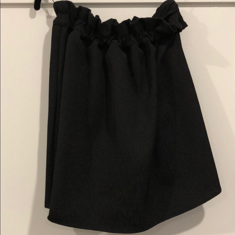 Keepsake the Label black strapless top SZ XS